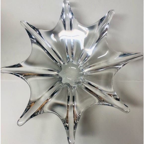 BACCARAT STELLA STARFISH LARGE DISH BOWL DISCONTINUED HEAVY BEAUTIFUL UNIQUE - Picture 13 of 13